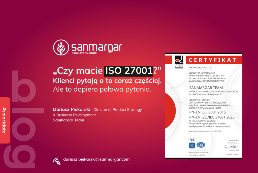 Czy macie ISO27001?